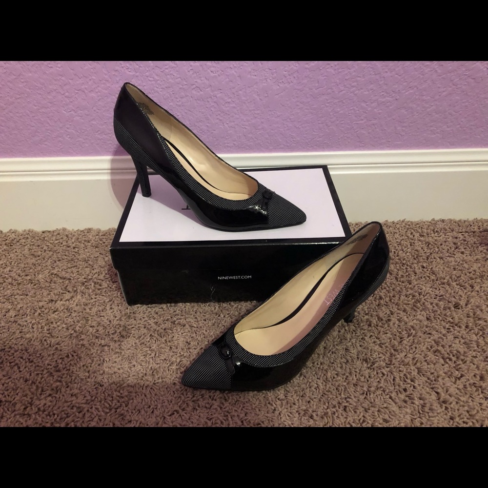 Nine West Polkadot Heels